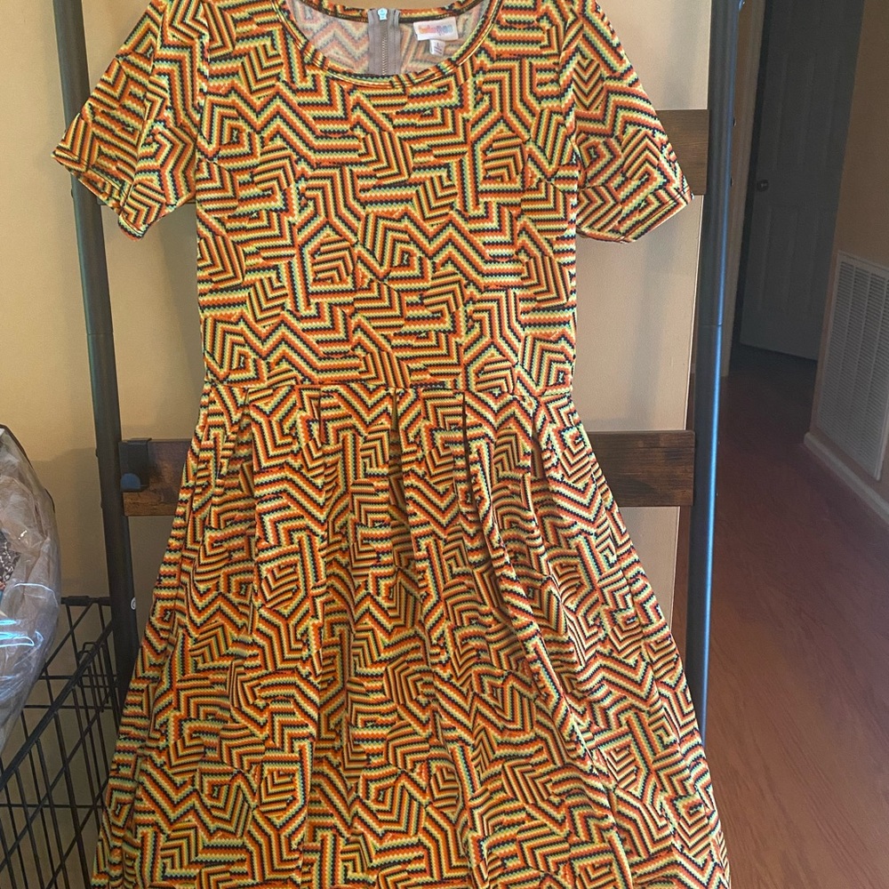 Lularoe dress geometric design